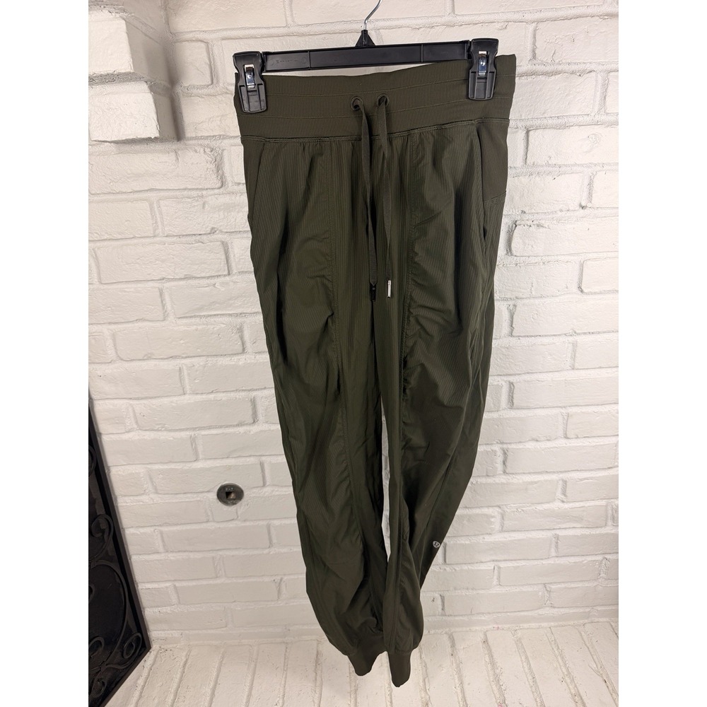 Lululemon Dance Studio Jogger Size 2 Dark Olive Green 29" Athleisure Pants